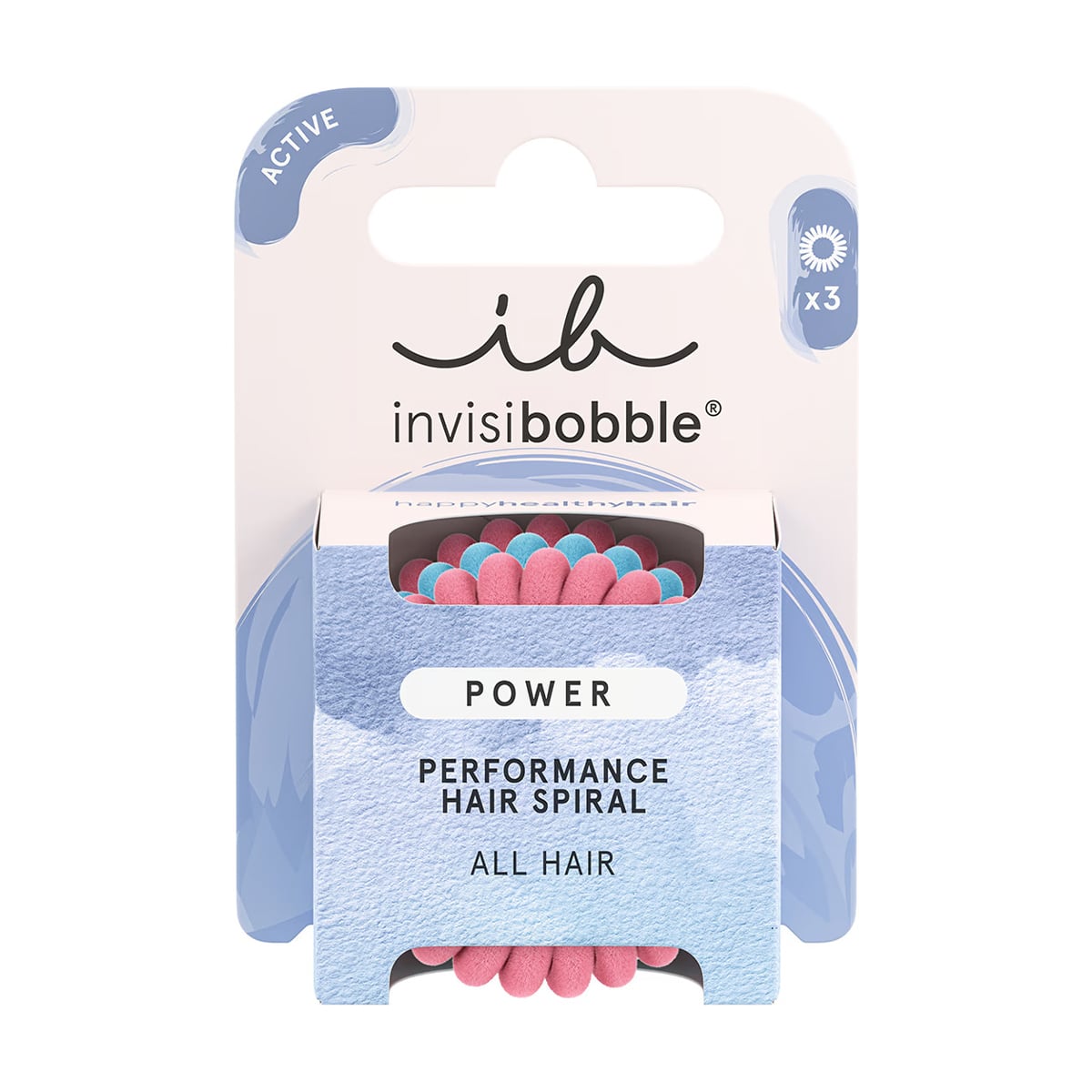 Резинка-браслет для волосся Invisibobble Power Rose And Ice, 3 шт